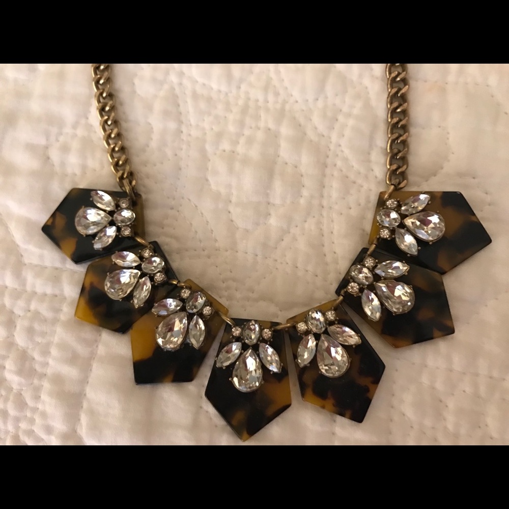 Jcrew factory tortoise shell necklace